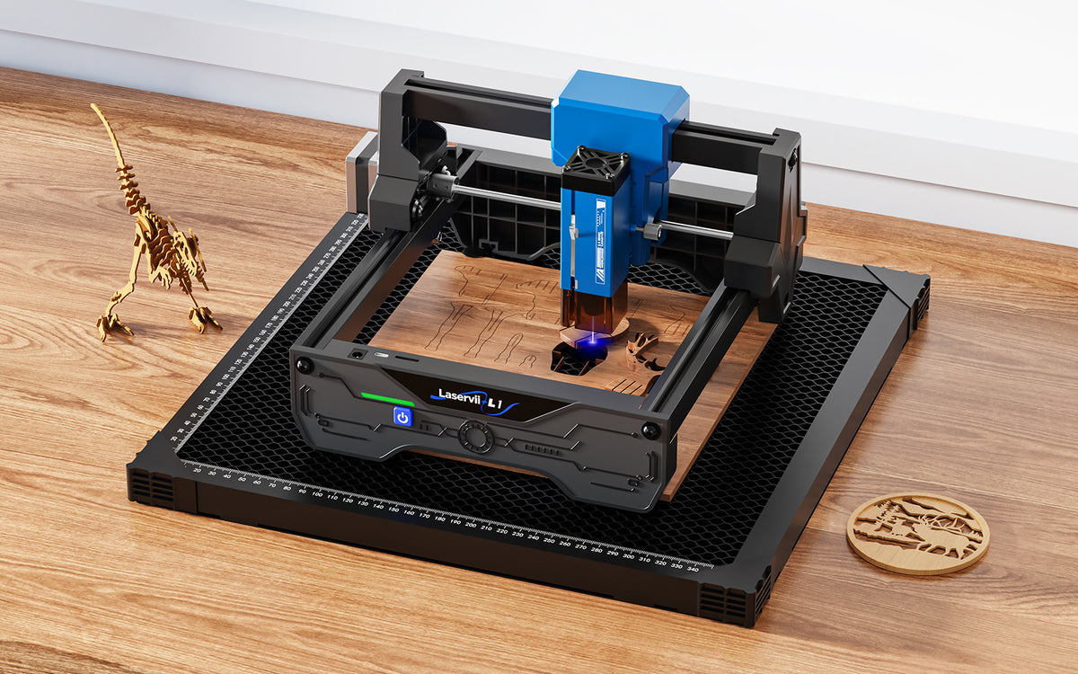 Supports Engraving Materials, Rapidly Exhausts Engraving Fumes, Ensuring Both The Quality of Engraved Pieces And a Clean Operating Environment.