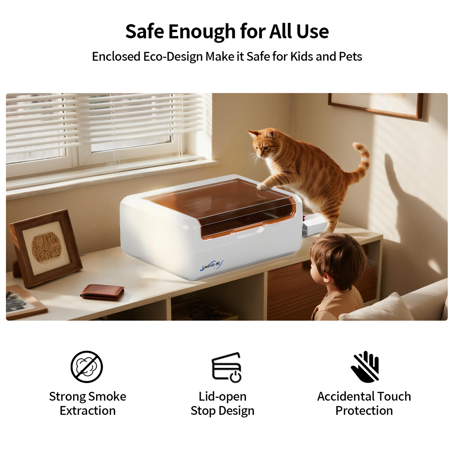 Laservii M1s Enclosed Laser Engraver